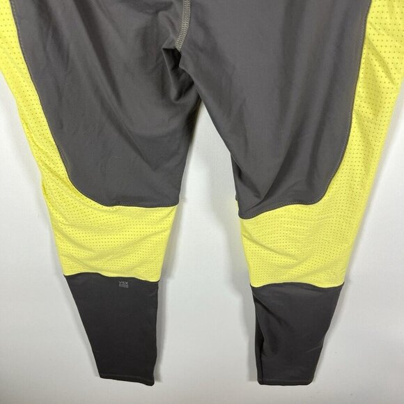 VSX Sport Knockout Tight Full Length Neon Mesh Panel Leggings Size L Athletic - Picture 7 of 9